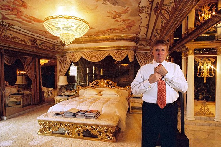 donald trumps bedroom is more golden than white house | naija news