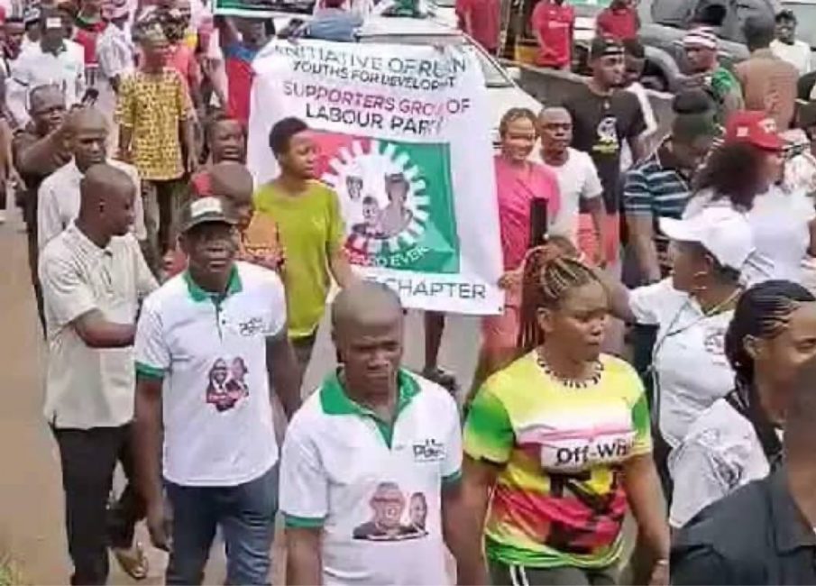 Umuahia Supporters Stage Million March For Peter Obi Photos Video