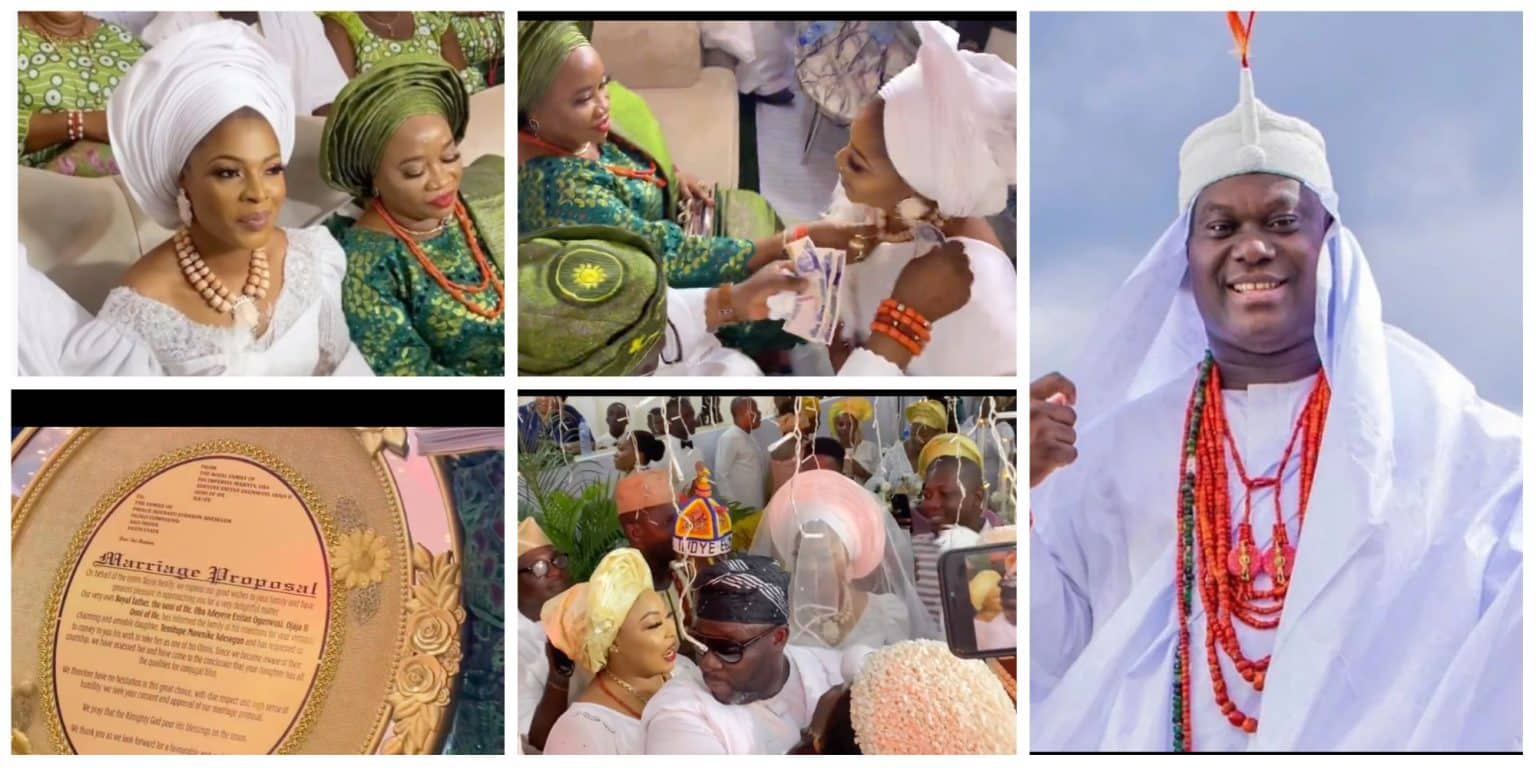 Ooni Of Ife Officially Marries Sixth Wife Temitope Adesegun In Grand