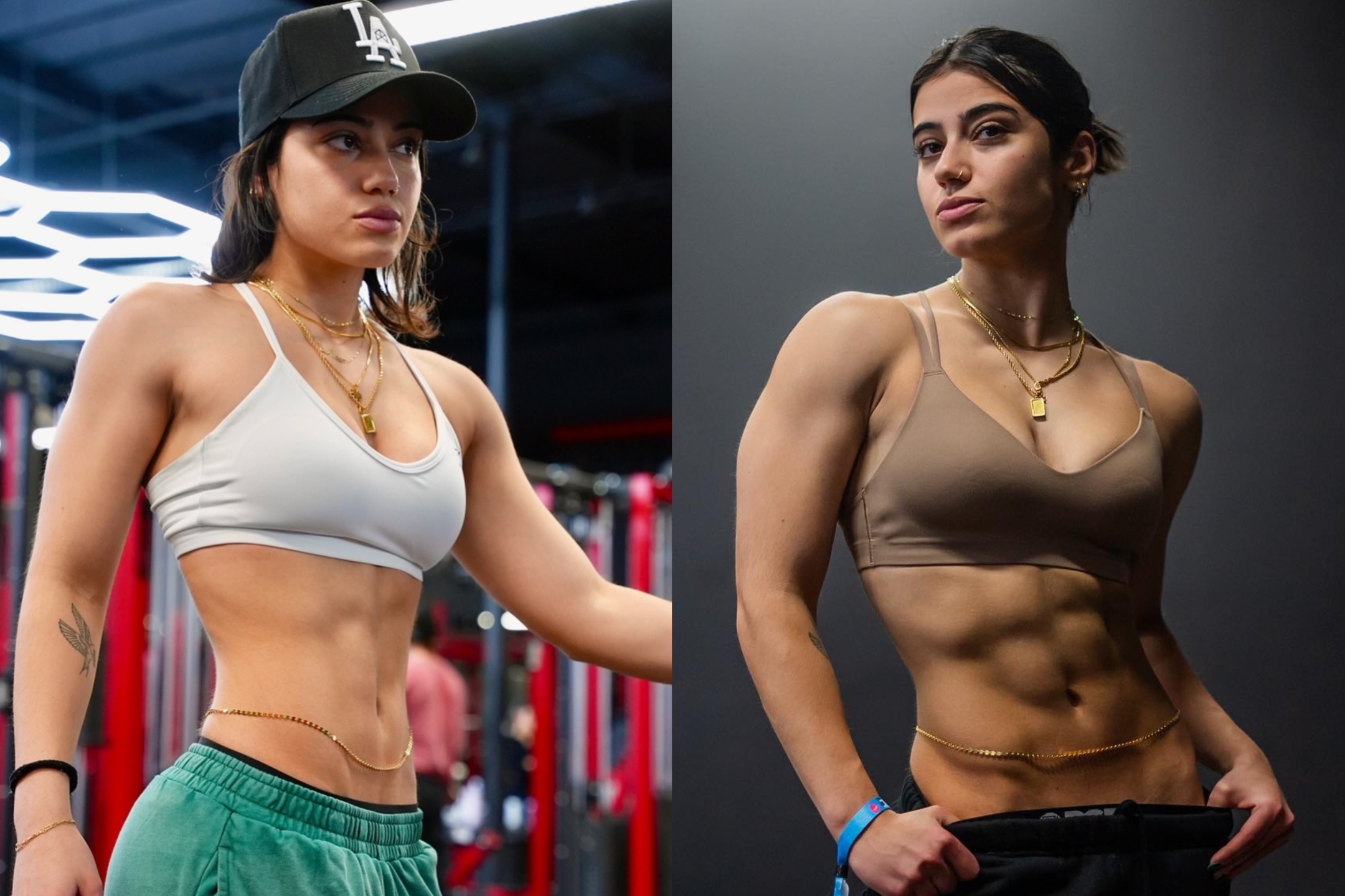 Sara Saffari in the gym