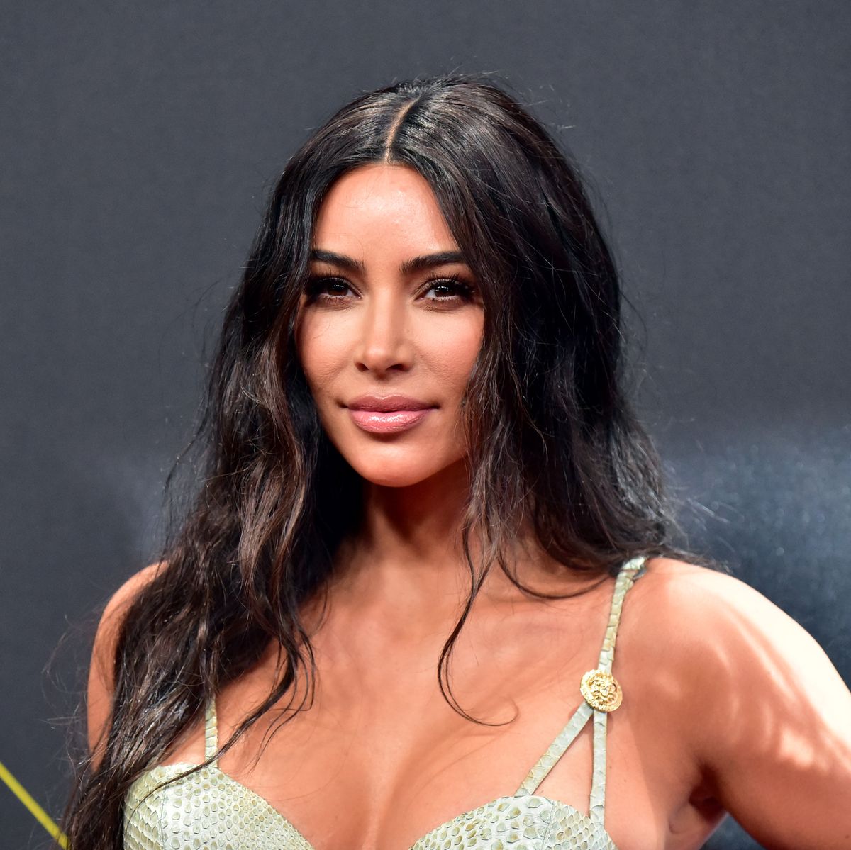 Kim Kardashian attends-the-2019-e-peoples-choice-awards-at-news-photo