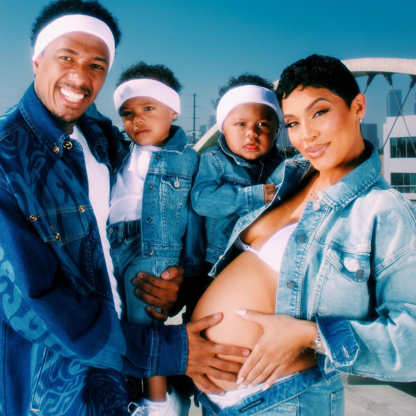 Nick Cannon Kids-Zion Mixolydian and Zillion Heir Cannon