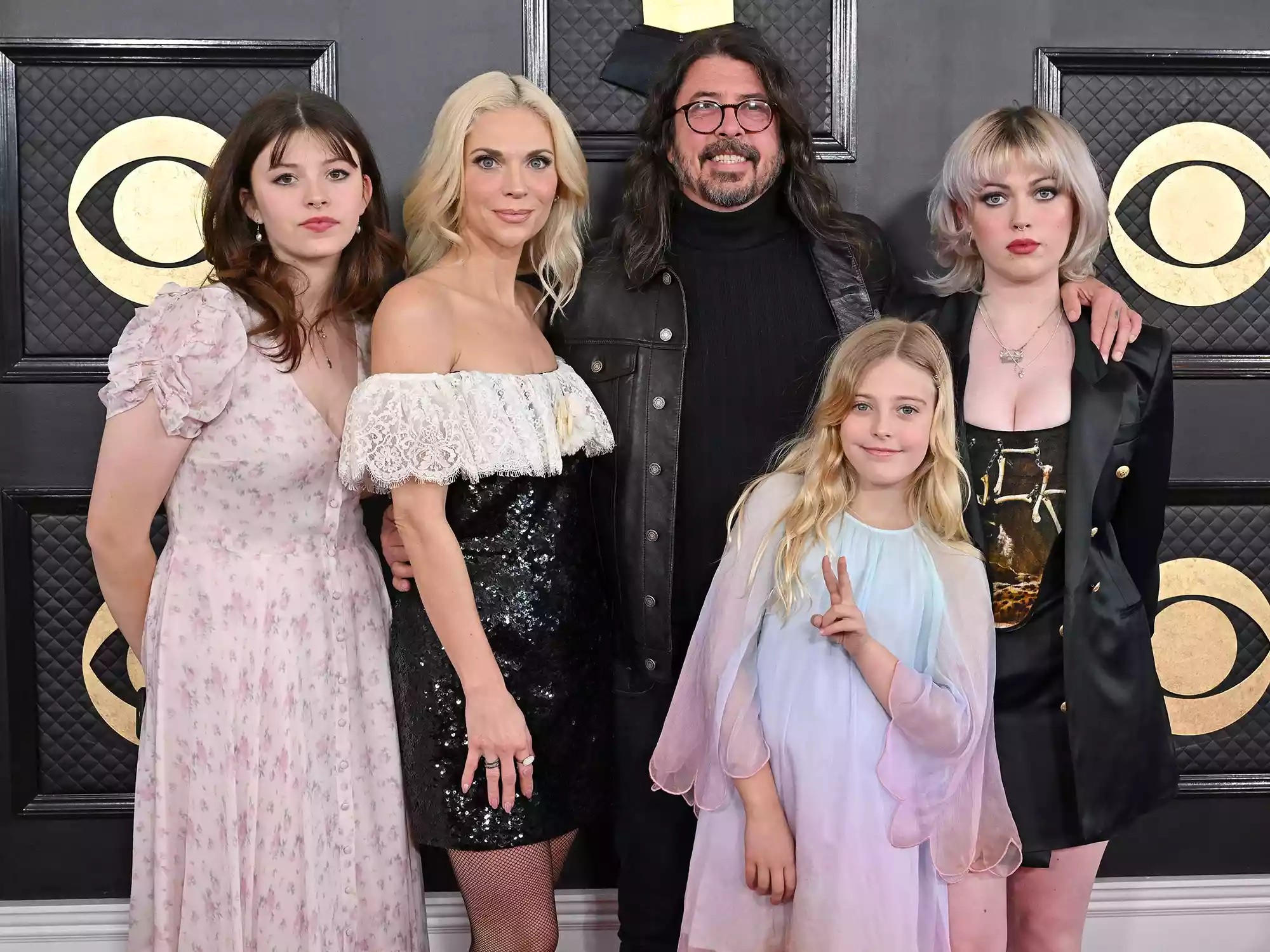 Dave Grohl and family 