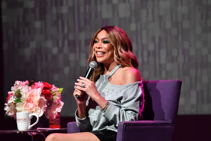 Wendy Williams speaks onstage during a celebration of 10 years of her talk show, 