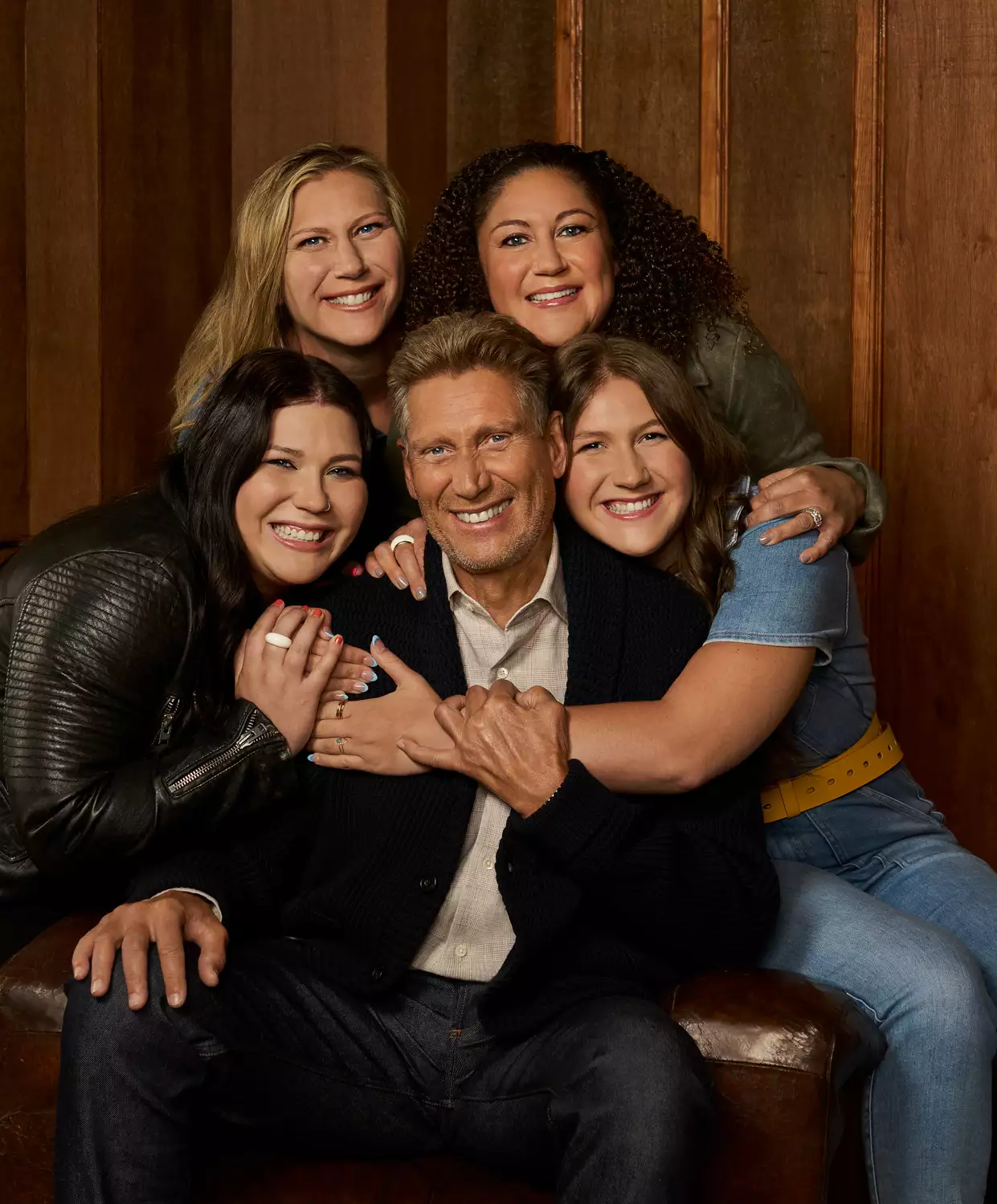 Gerry Turner and his daughters and granddaughters.