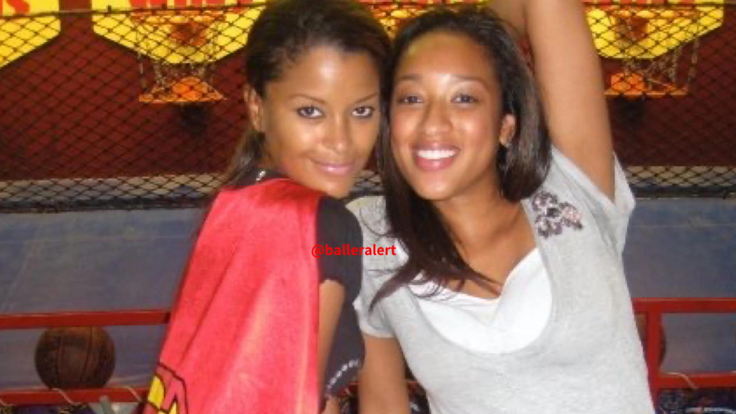 Claudia Jordan and Cathy White