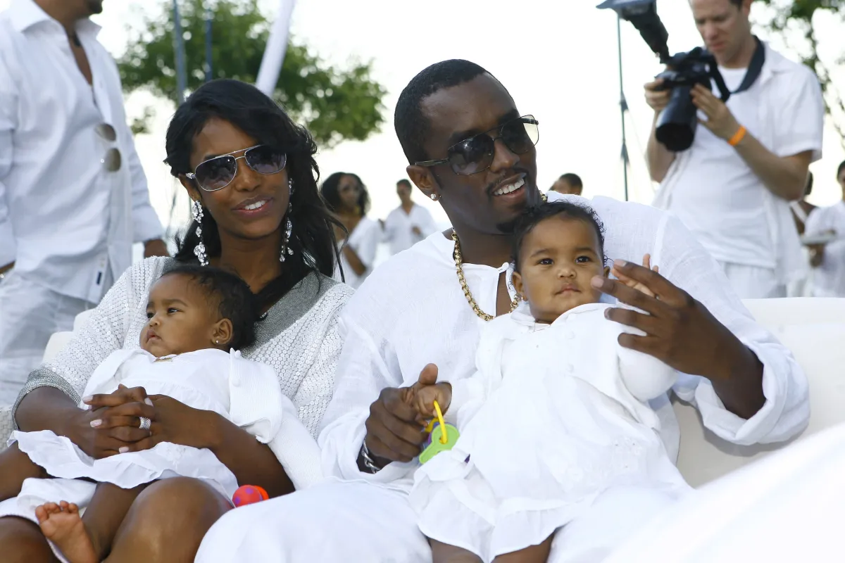 Kim Porter and Sean Combs welcomed their twins