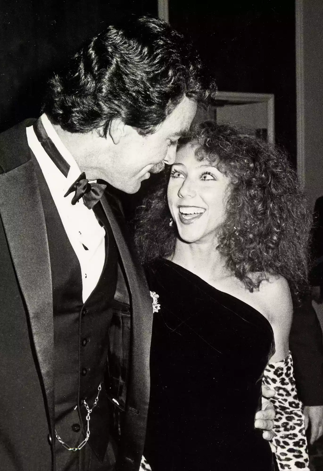 Tom Selleck and Jillie Mack during the 41st Annual Golden Globe Awards