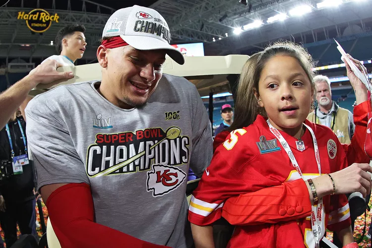 Patrick Mahomes and sister, Mia Randall