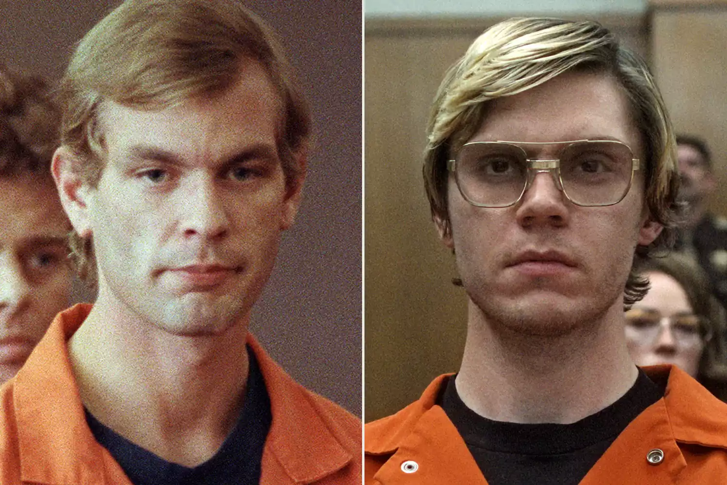 Jeffrey Dahmer and Evan Peters