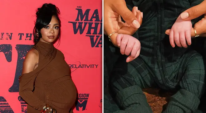 Skai Jackson, 22, gives birth to baby boy Kasai with baby daddy Yerkky Yerkky