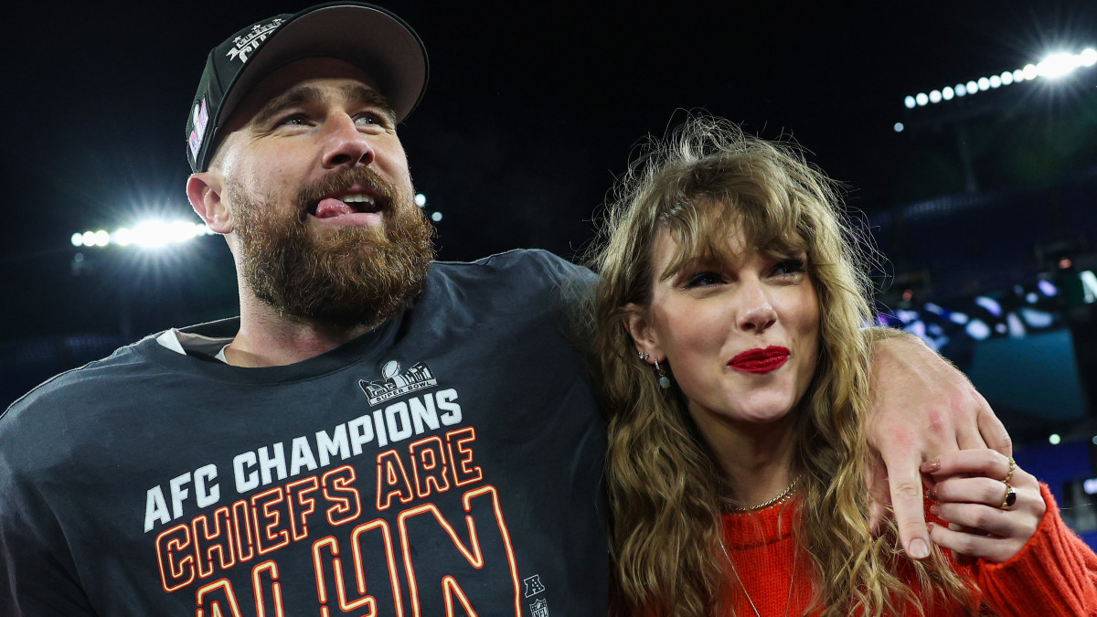 Taylor Swift and Travis Kelce