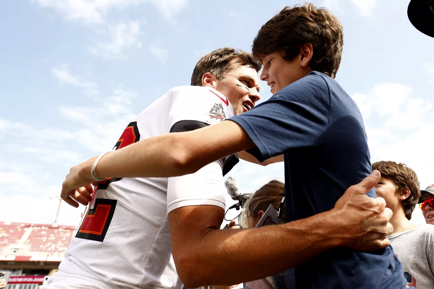 Tom Brady with son Jack