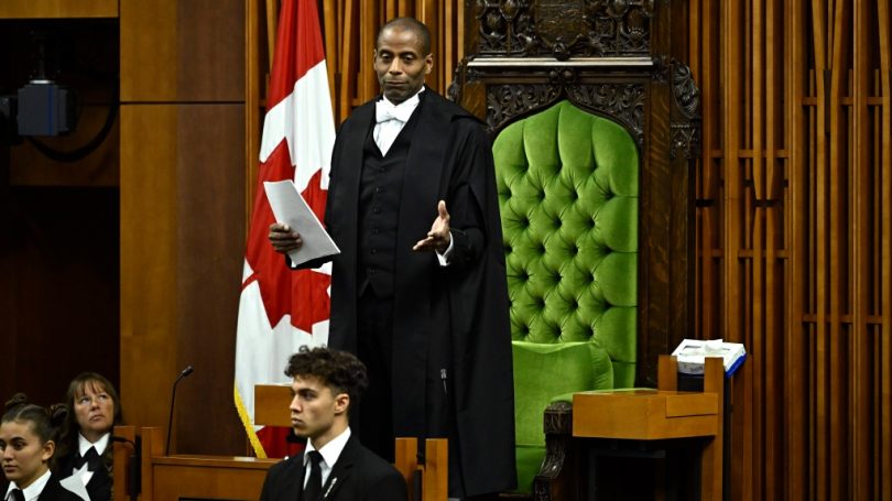 House Speaker Greg Fergus Faces Unruly Heckling in Address on Parliamentary Decorum