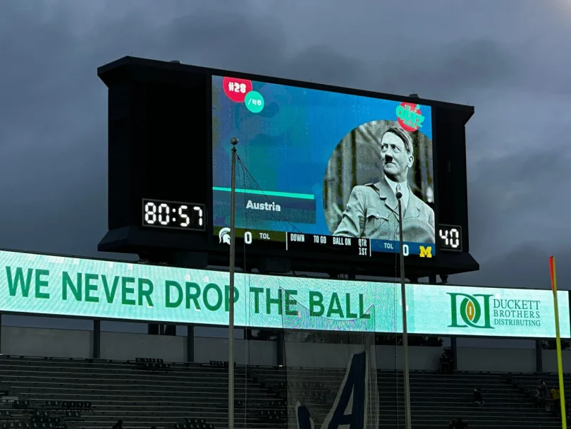 Michigan State University Apologizes for Displaying Hitler Image During Football Game