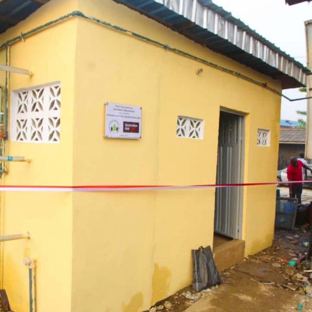 Desmond Elliott Commissions Public Toilet For His Constituency (Photos)