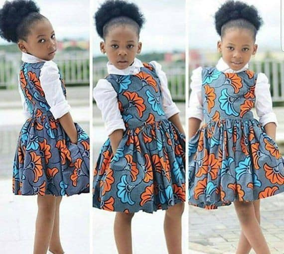 ankara styles for baby girl 2019