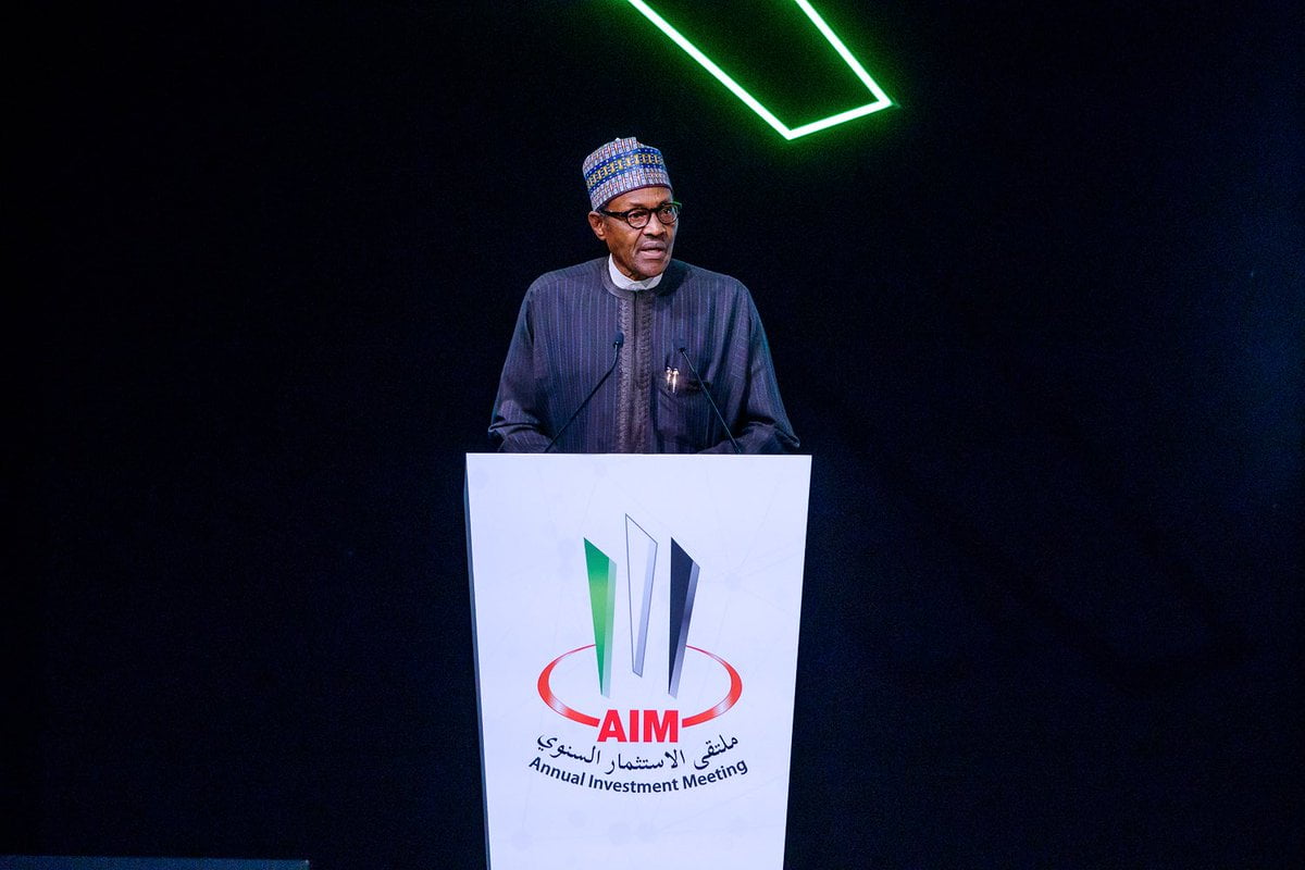 What Buhari Said At The Annual Investment Meeting In Dubai