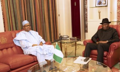 JUST IN: Buhari, Jonathan In Closed-door Meeting