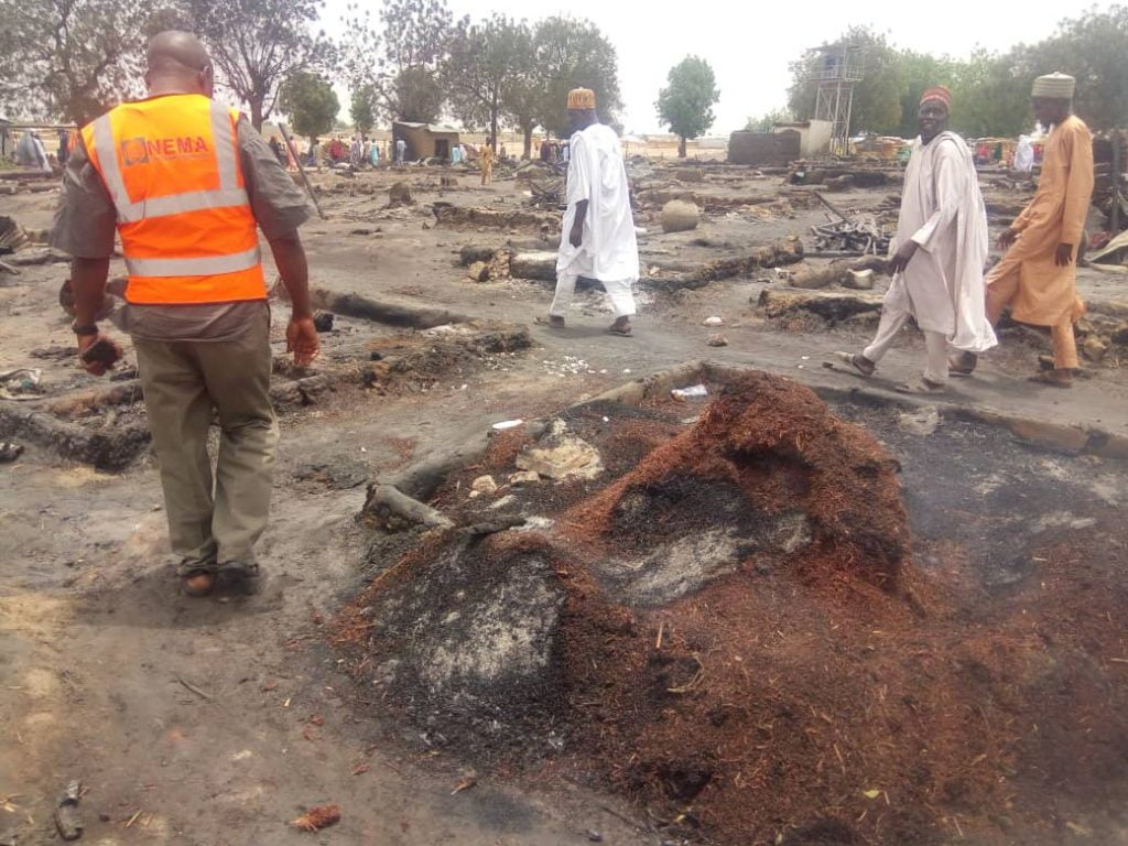 One Dead, Many Injured And Property Destroyed As Fire Ravages IDP Camp ...