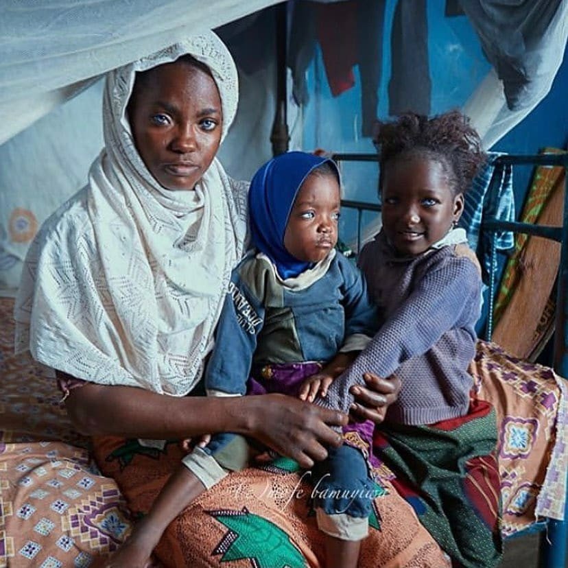 Kwara Blue-Eyed Mother And Her Daughters Wear New Look - [Photos]