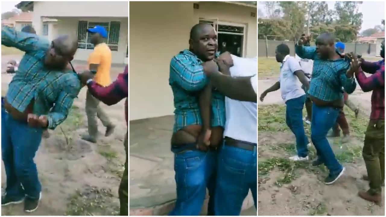 Man Beaten After Being Caught Trying To Sleep With Boss Wife Video