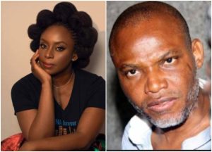 Chimamanda Adichie Opens Up On Defending Nnamdi Kanu