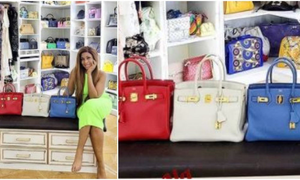 Linda Ikeji acquires three designer bags worth N30M, shows off her