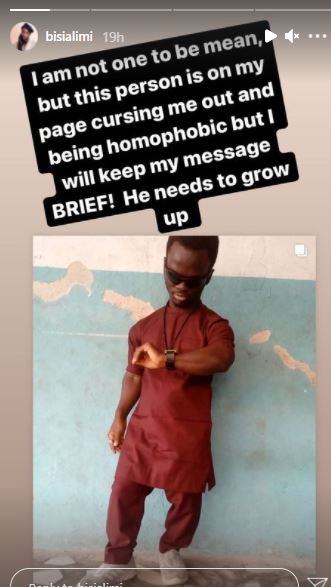 Bisi Alimi slams homophobic troll