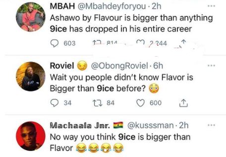 Fans comFans compare 9ice and Flavourpare 9ice and FlavourFans compare 9ice and Flavour
