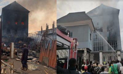 Properties Destroyed As Fire Guts Popular Lagos Market