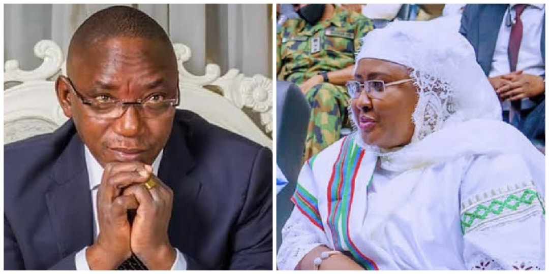 Aminu: Aisha Buhari Now Wears Dress Meant For Three People - Solomon Dalung