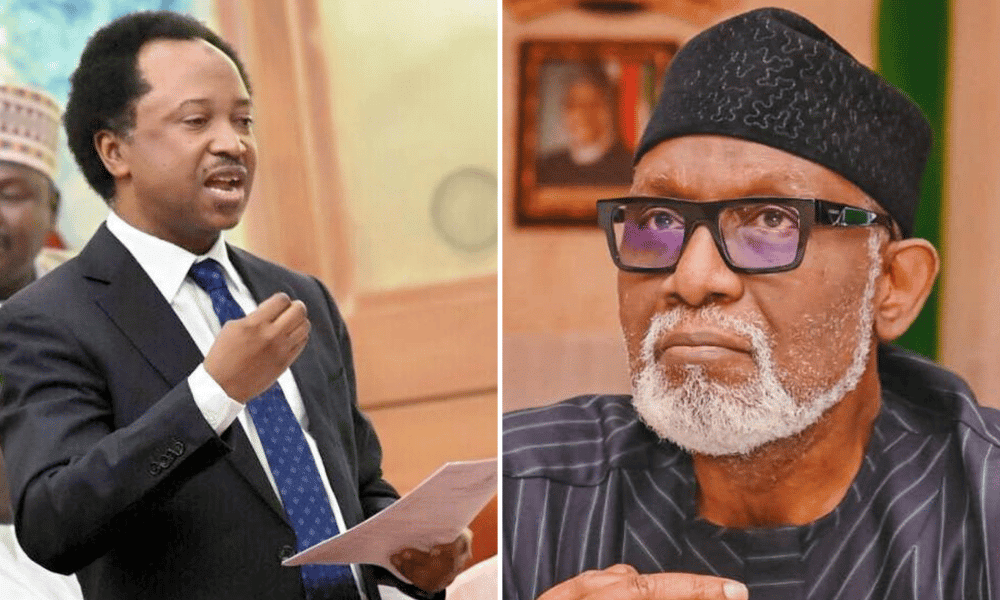 Shehu Sani: Akeredolu Didn't Write Long Letter On Owo Massacre But On Naira Policy