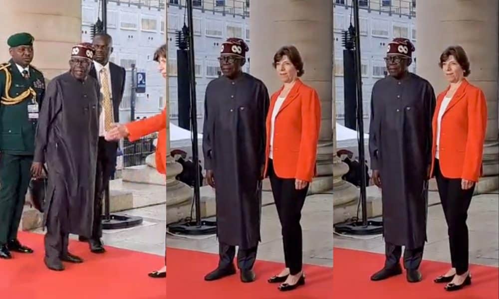 Watch Moment Tinubu Arrives Venue Of Paris Summit (Video)