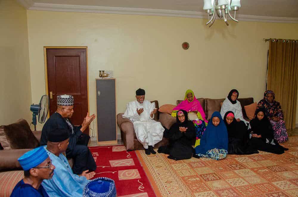 Shettima Pays Condolence Visits To Galandaci, Mangal Families [Photos]