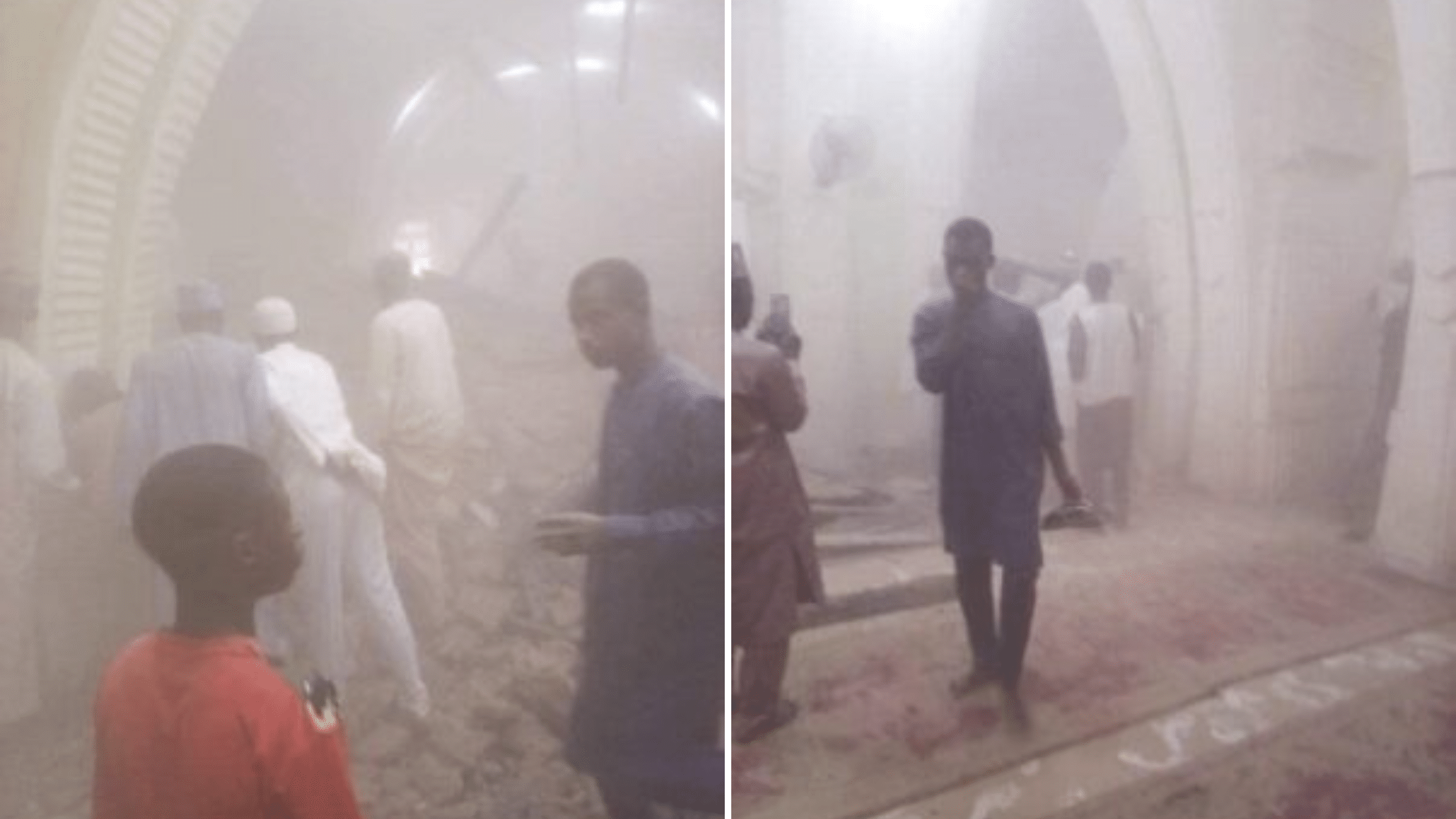 BREAKING: Four Die As Zaria Central Mosque Collapses On Worshipers,