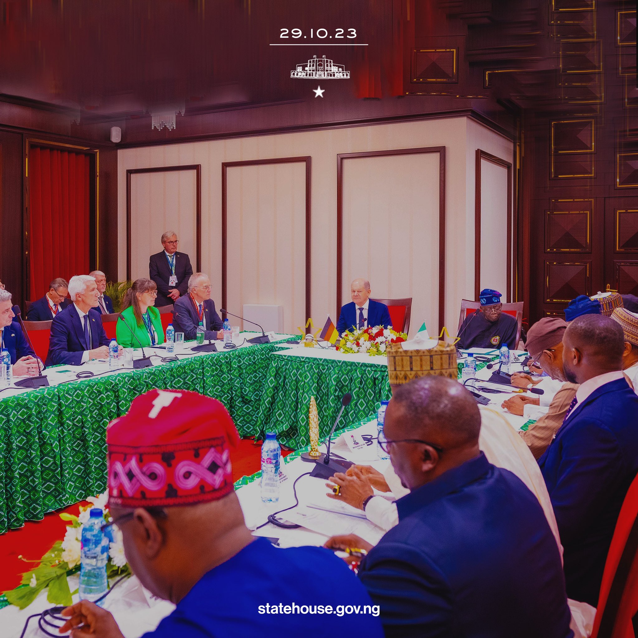 Tinubu, Scholz Co-chair Government To Business Roundtable Meeting