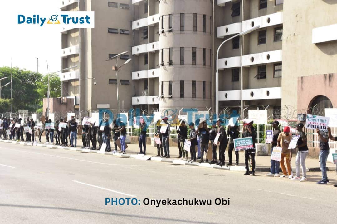 Tinubu: 'Wait For Your Turn' - Peaceful Protesters Storm Supreme Court ...