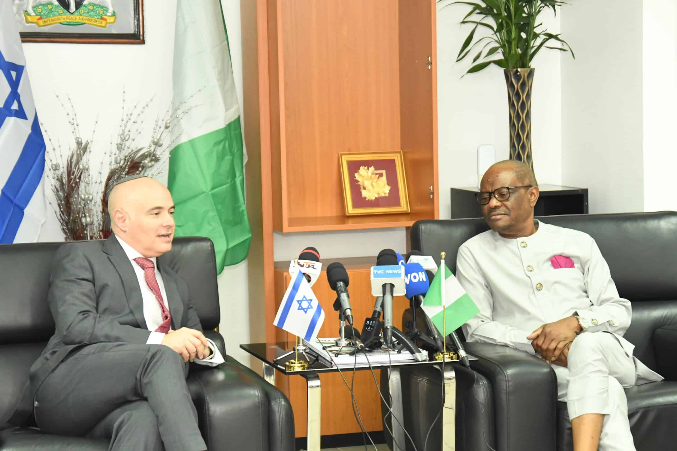 Wike Hosts Israeli Ambassador In Abuja (VIdeo)