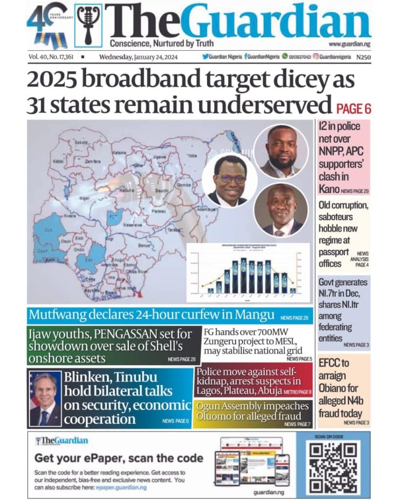 Nigerian Newspapers Daily Front Pages Review Wednesday 24th January 2024   IMG 20240124 WA0001 819x1024 