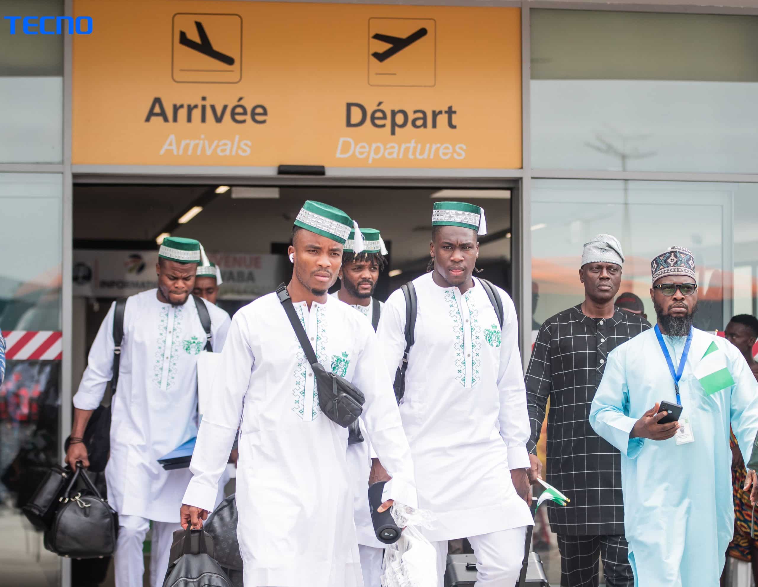 VIDEO/PHOTOS: Nigeria's Super Eagles Arrives Cote d’Ivoire Ahead Of AFCON