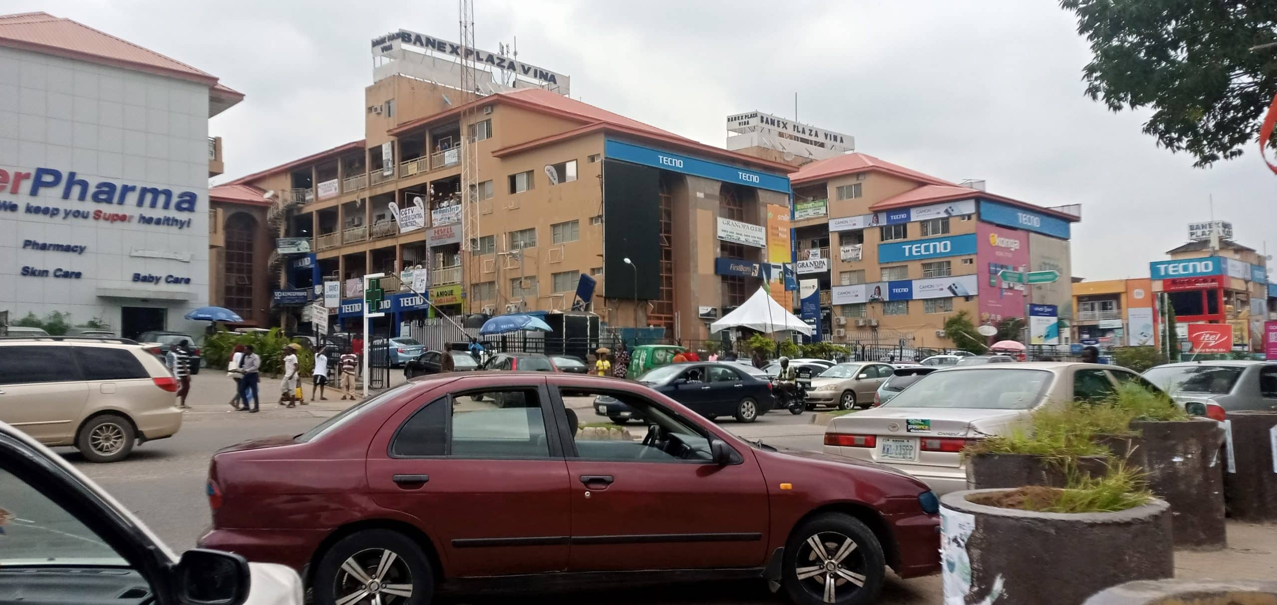 JUST IN: Traders, Customers Stranded As Soldiers Shut Banex Plaza