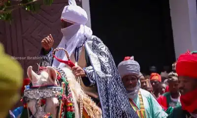 Breaking: Emir Sanusi Holds Sallah Durbar In Kano