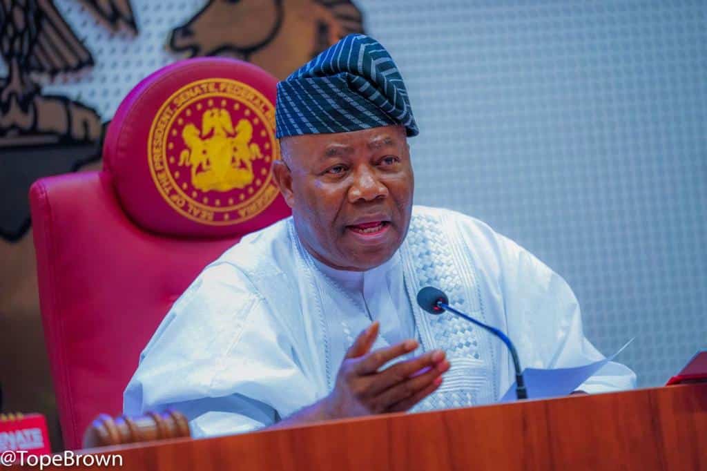 Breaking: Akpabio Gives Condition That Will Make Senate Approve New Presidential Jet For Tinubu