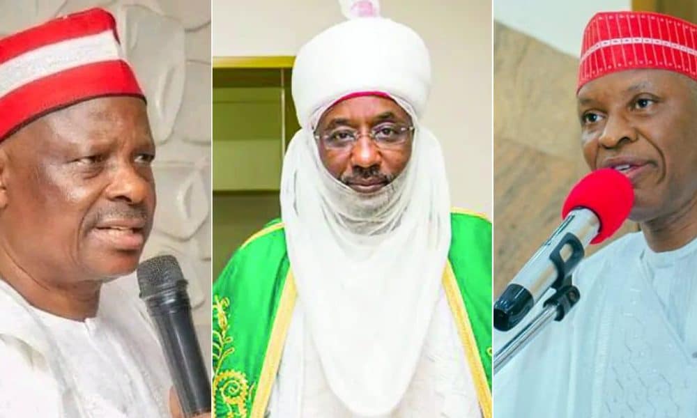 Breaking: I Will 'Investigate The Matter' - Kwankwaso Breaks Silence On Emir Sanusi's Reinstatement