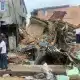 Breaking: Scores Trapped As Building Two-Storey Building Collapses On Lagos Island