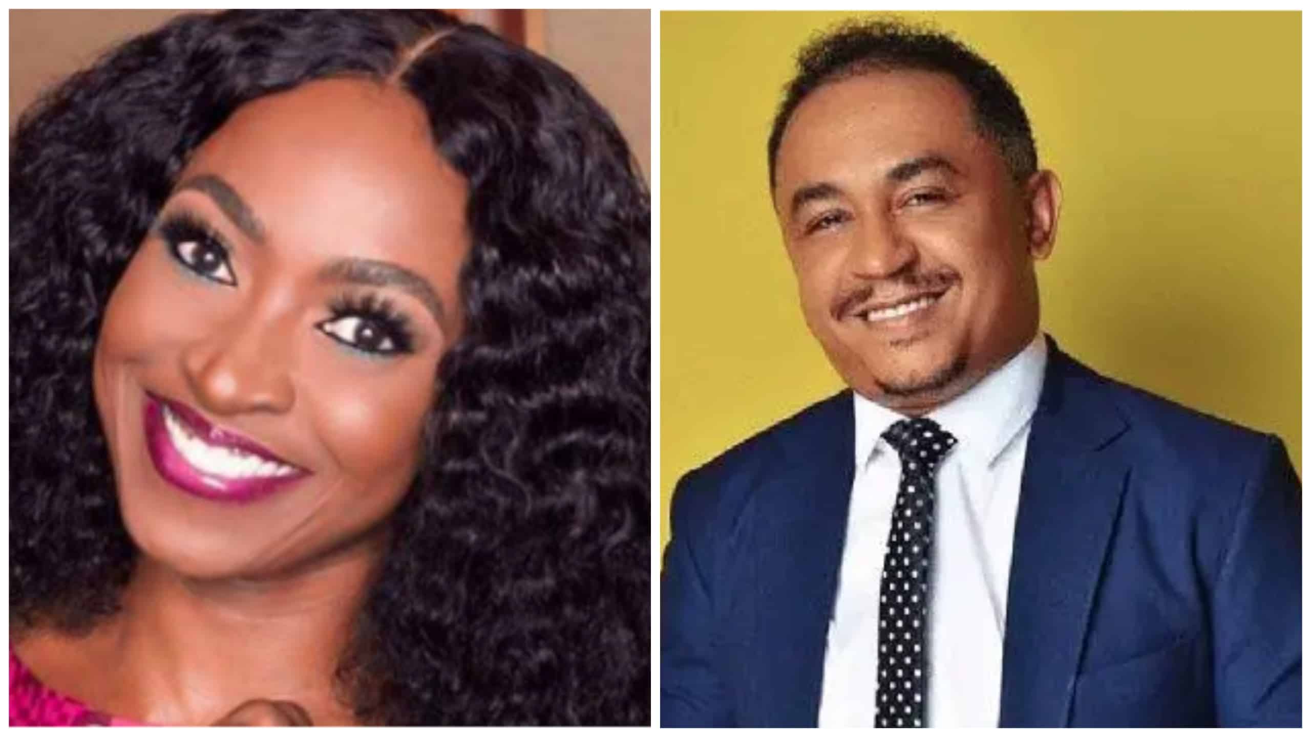 Daddy Freeze and Kate Henshaw