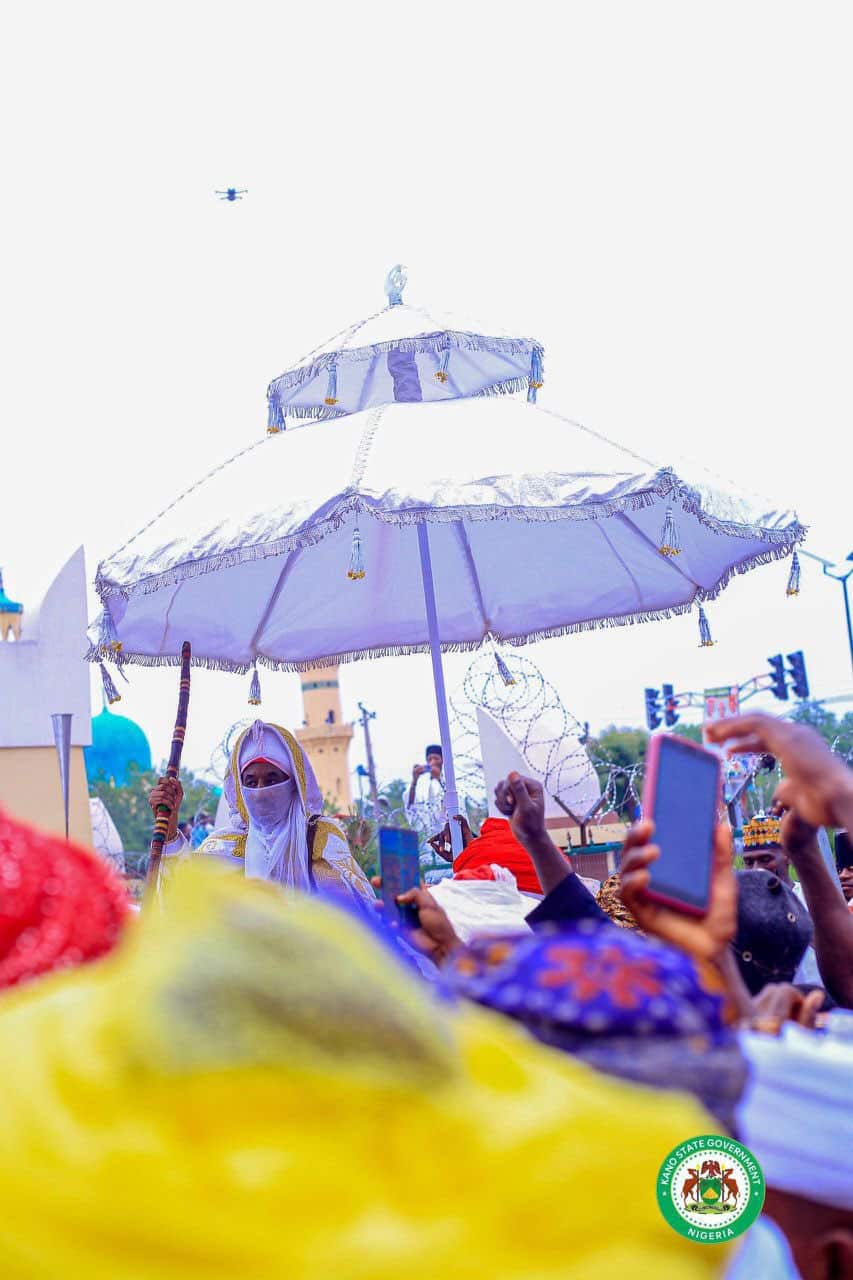 "I Am Pleased, May We Witness More Of It" - Gov Yusuf Reacts As Emir Sanusi Holds Sallah Durbar In Kano