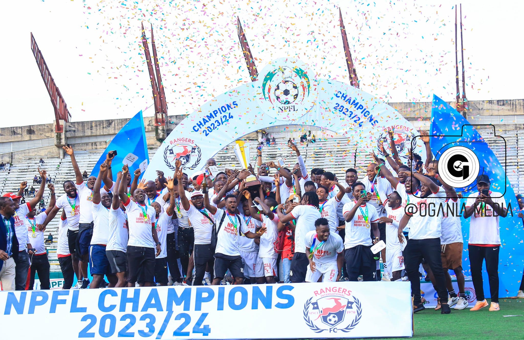 Enugu Rangers lift the 2023-2024 NPFL title