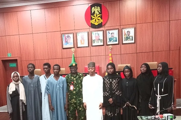 Nigerian Army Officially Hands Over Rescued Kogi Students To Gov Ododo